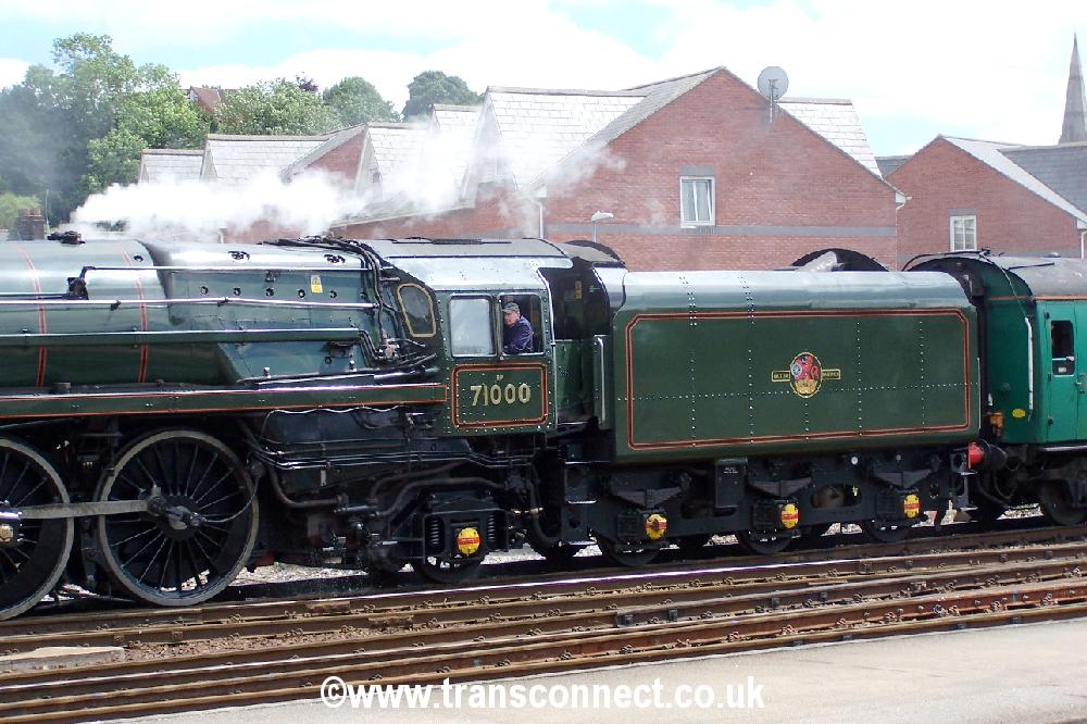 Loco 71000 Exeter St Davids 3 090706.JPG